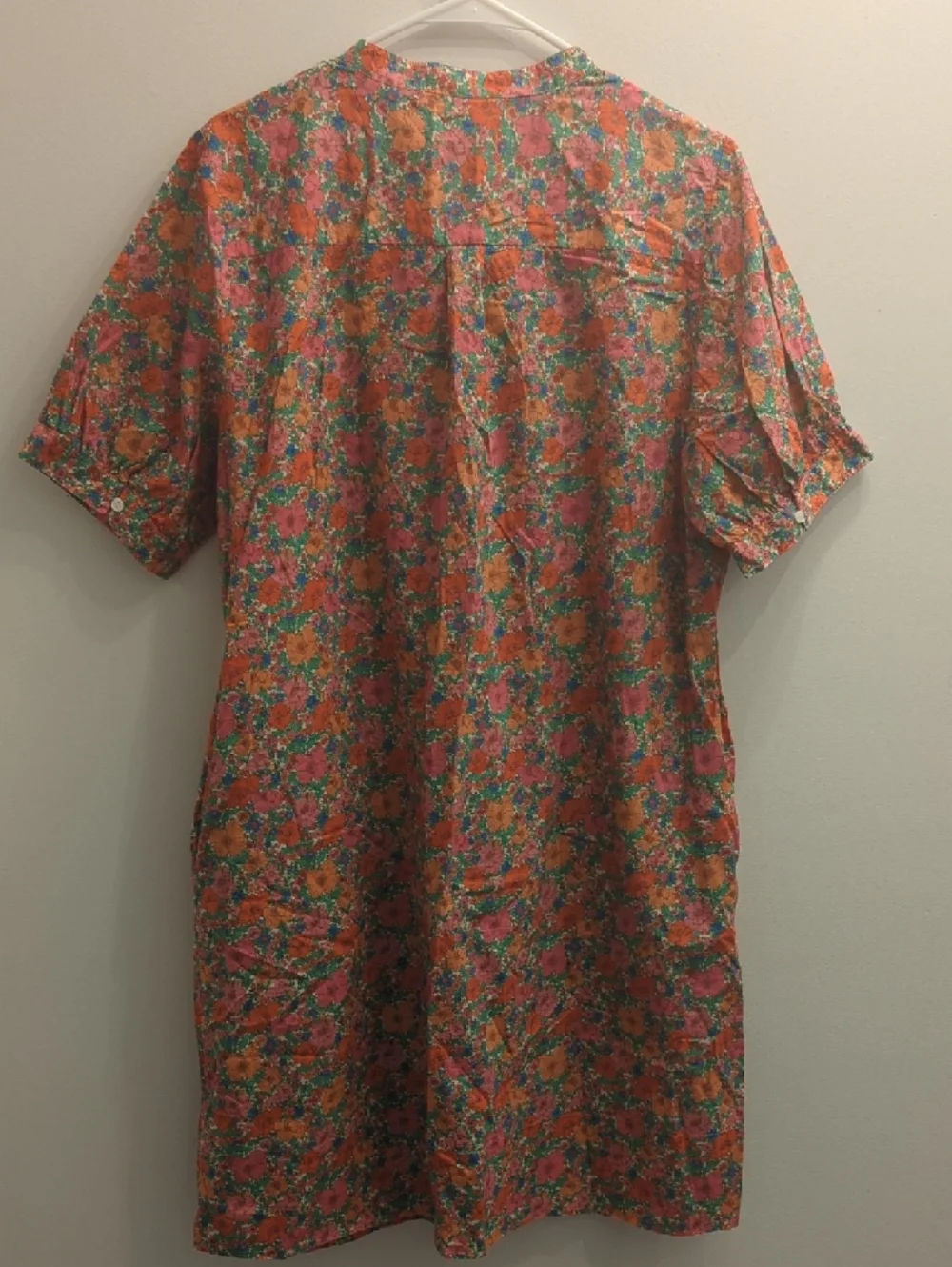 J. Crew × Liberty Multi-Color Floral Midi Shirt Dress - Picture 7 of 8